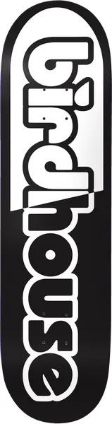Birdhouse Bias (White/Black) Logo deck