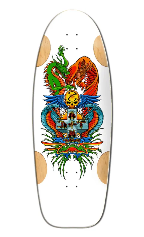 Bulldogs Designs Bulldog Designs Dragon White Formica deck