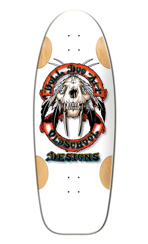 Bulldogs Designs Bulldog Designs Sabertooth White Formica deck