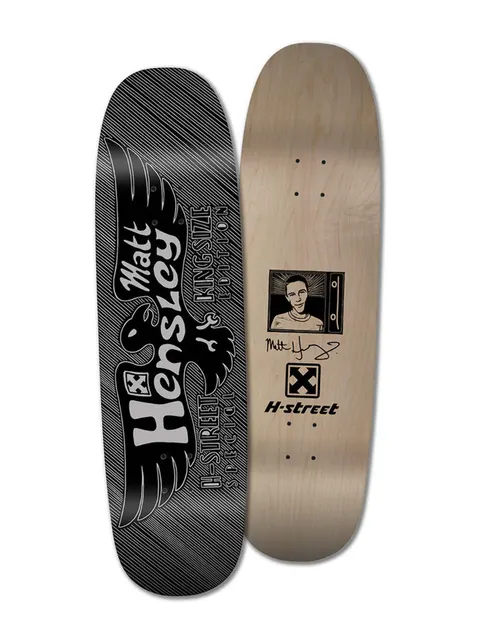 H-Street Matt Hensley Kingsize Eagle Blockprint deck
