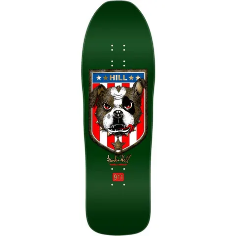 Powell Peralta Frankie Hill Bulldog Green Gold Foil deck