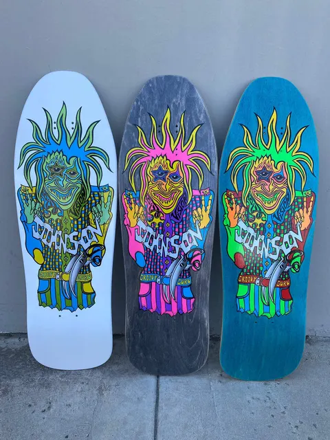 Vision Street Wear Joe Johnson Groovy Guru deck