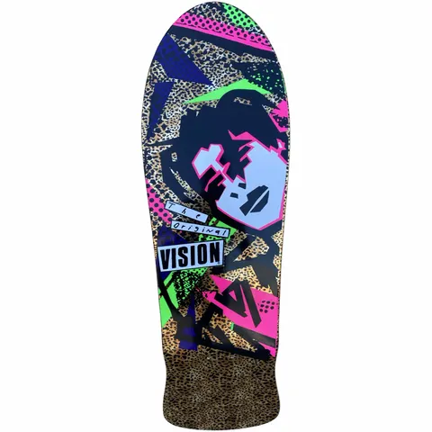 Vision Street Wear Mark Gonzales MG Leopard Foil deck