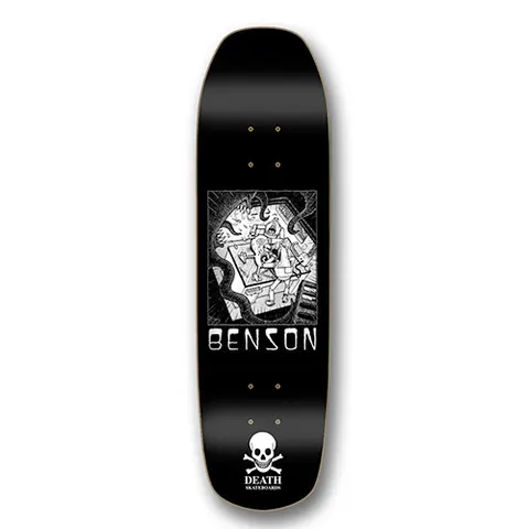 Death Skateboards Death Benson Lab Square Nose 9 Pool - Death Skateboards deck