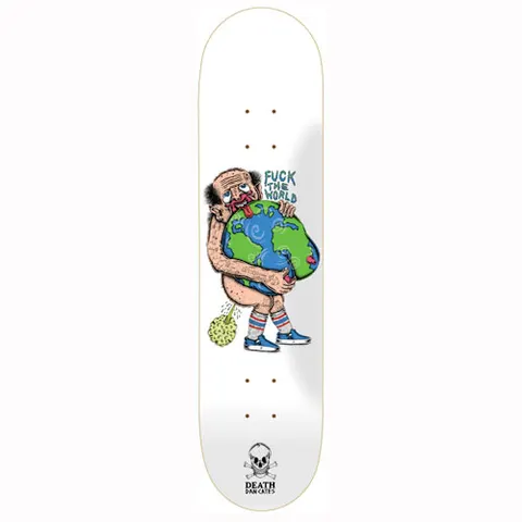Death Skateboards Death Dan Cates F**k the World - Death Skateboards deck