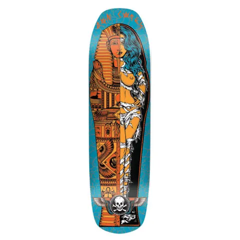 Death Skateboards Death Dan Cates Mummy II 9 Square Nose Pool Shape - Death Skateboards deck