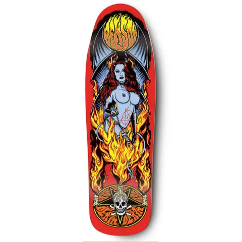 Death Skateboards Death Benson Devil Woman Pool - Death Skateboards deck