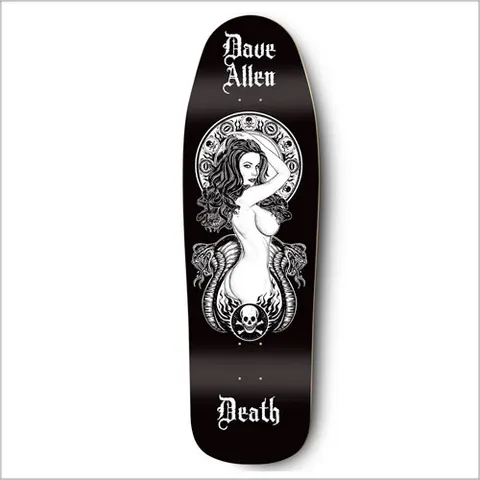 Death Skateboards Death Dave Allen Medusa Black Pool - Death Skateboards deck