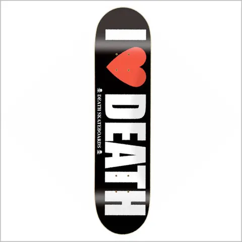 Death Skateboards Death I Love Death 8 - Death Skateboards deck