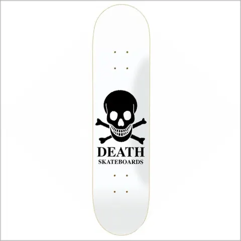 Death Skateboards Death OG White Skull - Death Skateboards deck