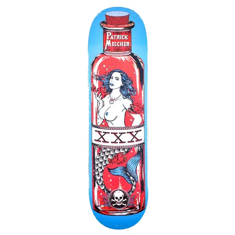 Death Skateboards Death Patrick Melcher Mermaid Blue - Death Skateboards deck