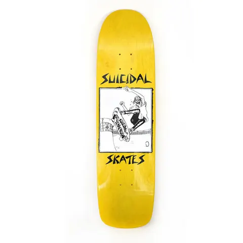 Suicidal Pool Skater x - Assorted Stains deck