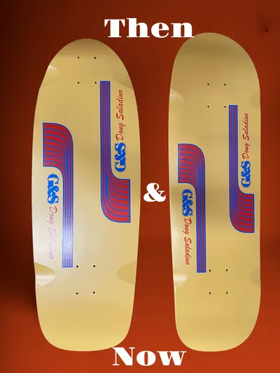 G&S Doug Pineapple Saladino Then & Now SET of 2 deck