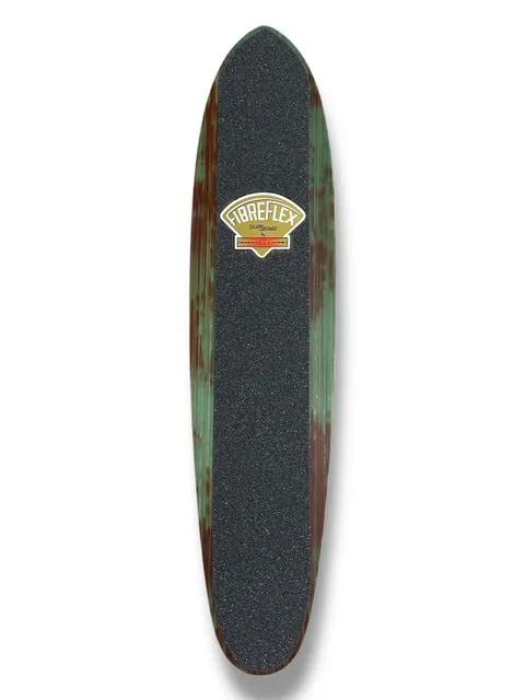 G&S FibreFlex - 28 Classic Slalom Model - Blue/Red Top + Stripe Bottom deck