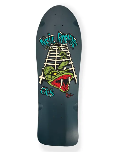 G&S Neil Blender 1984 Snake & Lattice - Dark Slate Blue deck