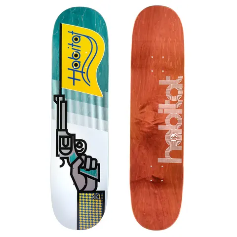 Habitat Flagged Logo Yellow 8.25 deck