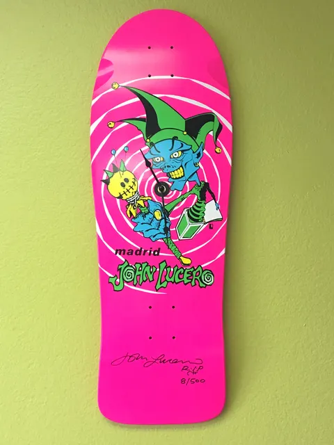 Madrid Factory Exclusive - Signed Lucero Wall Clock deck