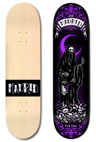 Madrid Augmented Reality Tarot Card Series - Reaper 8.25 deck