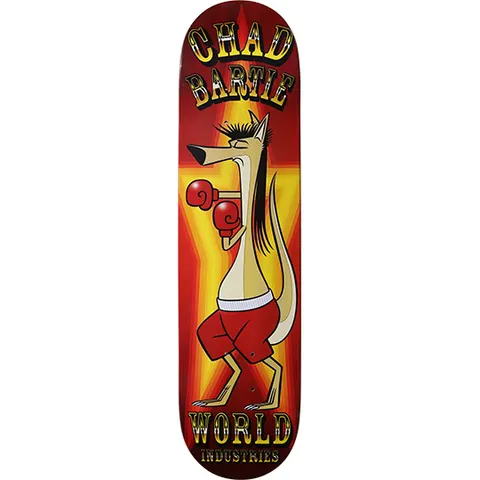 World Industries Chad Bartie Kangaroo Mullet deck