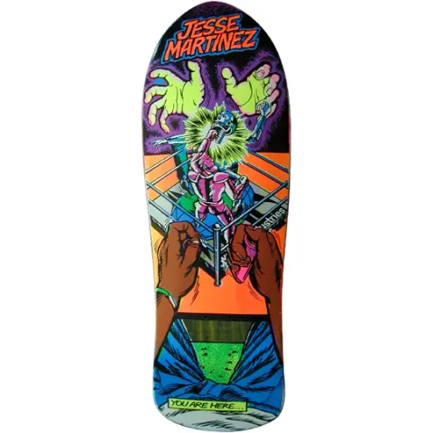 World Industries Jesse Martinez Rock'em Sock'em Robots deck