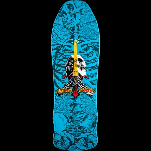 Powell Peralta Geegah Skull and Sword Blue deck