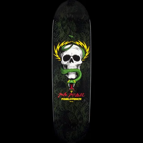Powell Peralta McGill Snake Skin Fun Shape 2 Black/Green deck