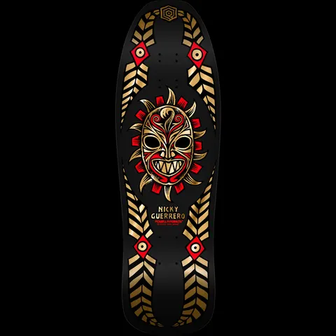 Powell Peralta Nicky Guerrero Mask Black / Gold Foil deck
