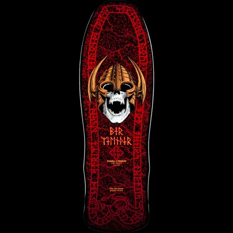 Powell Peralta Per Welinder Nordic Skull Blk/Red deck