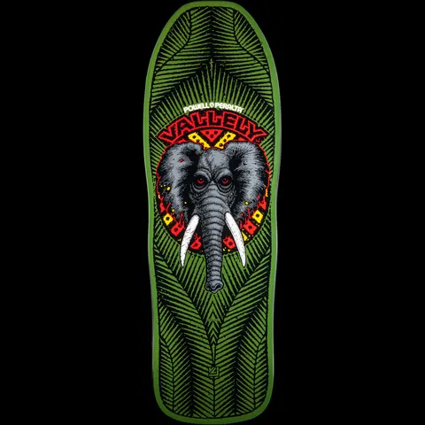 Powell Peralta Vallely Elephant GREEN deck