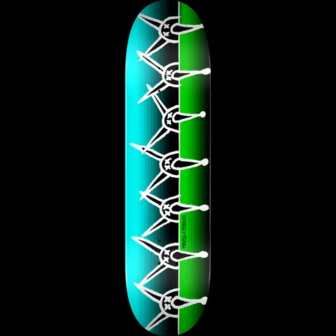 Powell Peralta Vato Rat Band Blue/Green - Shape 249 deck
