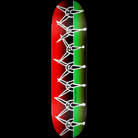 Powell Peralta Vato Rat Band Red/Green - Shape 248 deck