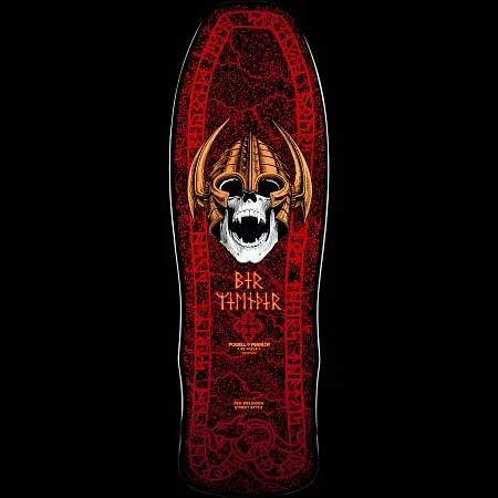 Powell Peralta Per Welinder Nordic Skull Blk/Red deck