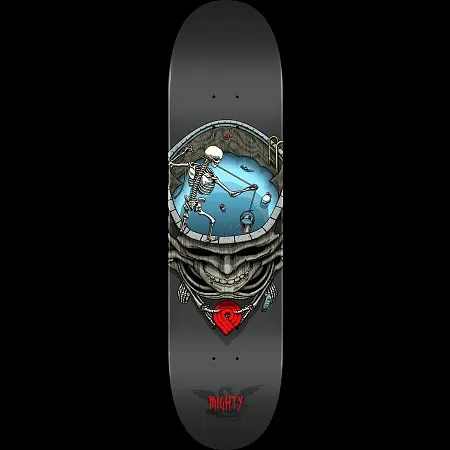 Powell Peralta Pro Mighty Pool Gray - Shape 244 deck