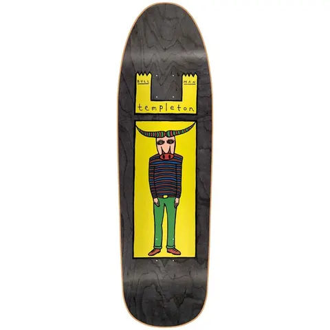 New Deal Templeton Bullman Screenprinted Black Veneer deck