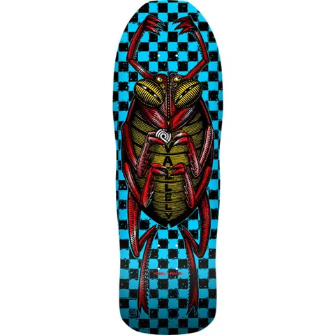 Powell Peralta Mike Vallely Bug Blue Red Foil deck