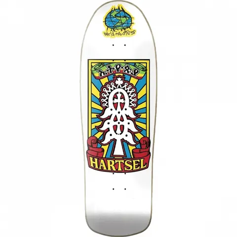 World Industries Jeff Hartsel Yout Model Shape Heat Transfer deck