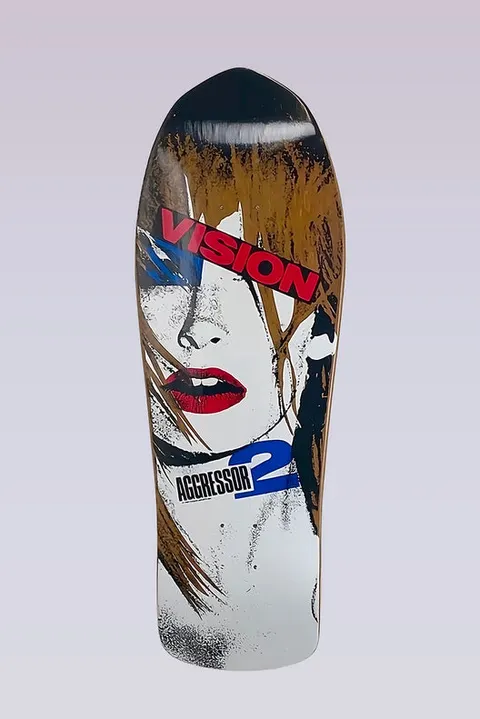 Vision Street Wear Aggressor 2 - Concave - Brown Stain deck