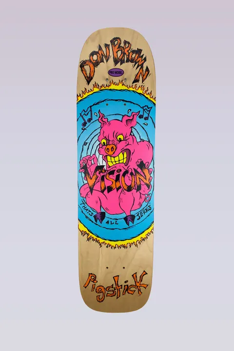Vision Street Wear Don Brown Pig Stick OG - Natural deck