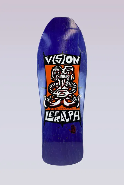 Vision Street Wear Lee Ralph Tiki - Purple Stain deck