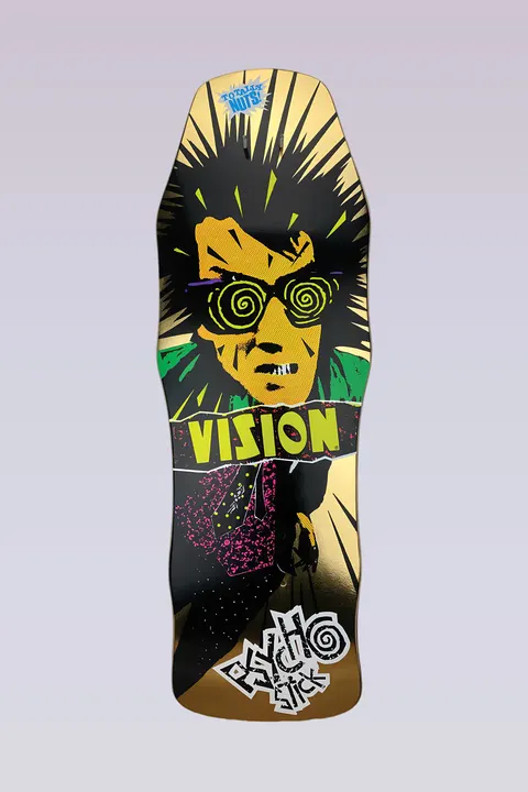 Vision Street Wear Original Psycho Stick (Limited) - Gold Foil deck