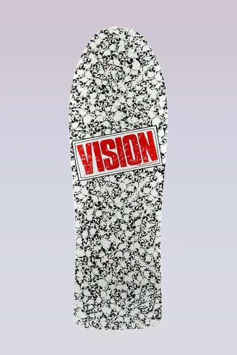 Vision Street Wear Punk Skull - White deck