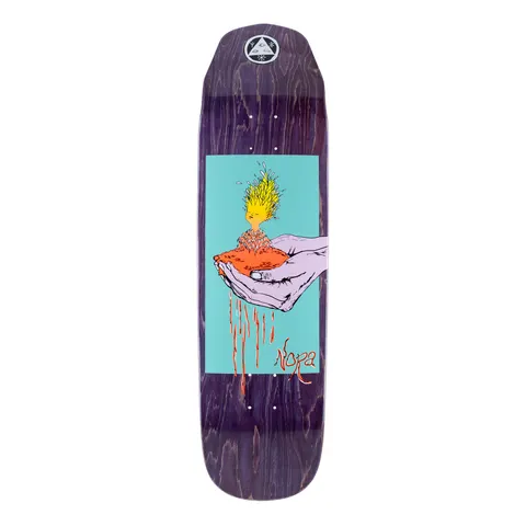 Welcome Nora Vasconcellos Soil on Wicked Queen - Purple Stain - 8.6 deck