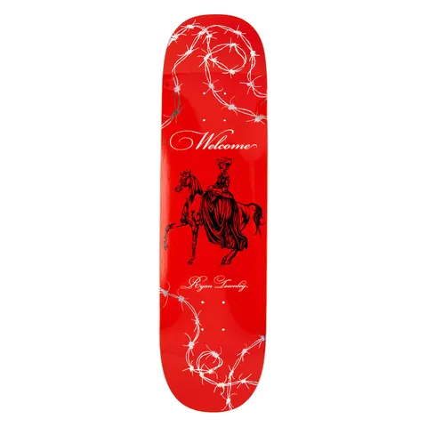 Welcome Ryan Townley Cowgirl on Enenra - Red/Silver Foil - 8.5 deck
