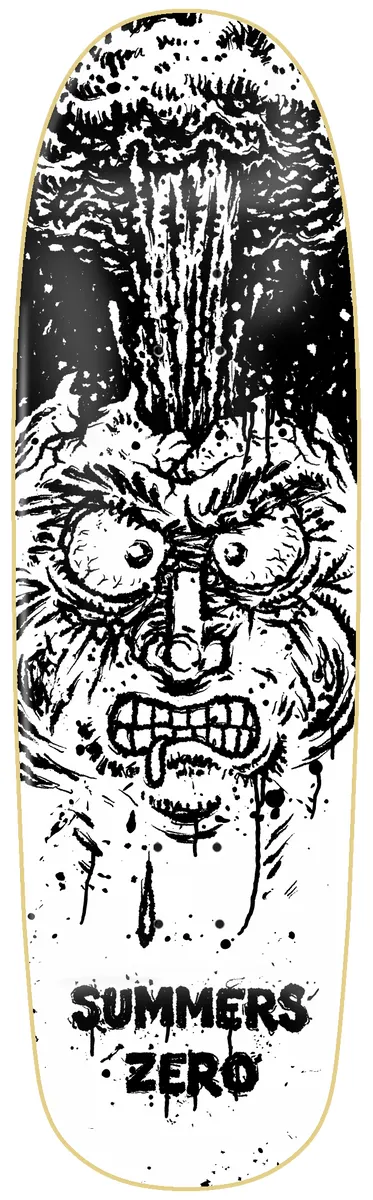 Zero Summers - Meltdown - Shaped - 9.25 deck